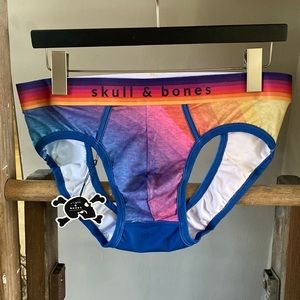 SKULL AND BONES PRIDE UNDERWEAR CUT OUT BACK BARE 2 XL NEW